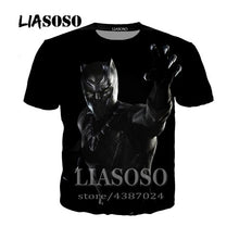 Load image into Gallery viewer, Black Panther T-shirt